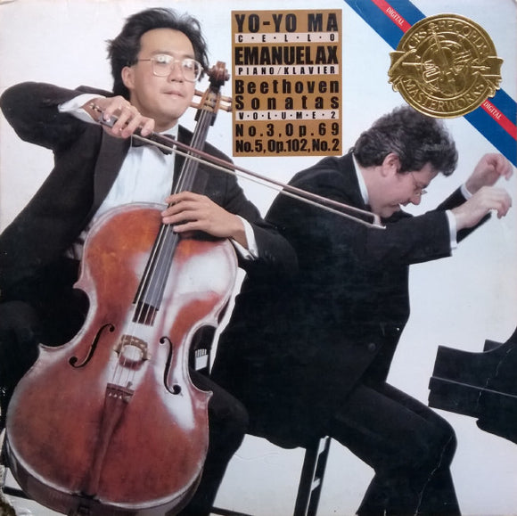 Ludwig Van Beethoven - Yo-Yo Ma, Emanuel Ax : Sonatas Volume 2, No.3 , Op.69 / No.5, Op.102, No.2 (LP, Album)