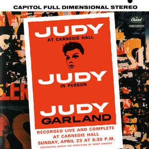 Judy Garland - Judy at Carnegie Hall, Judy in Person LP 180g Reissue
